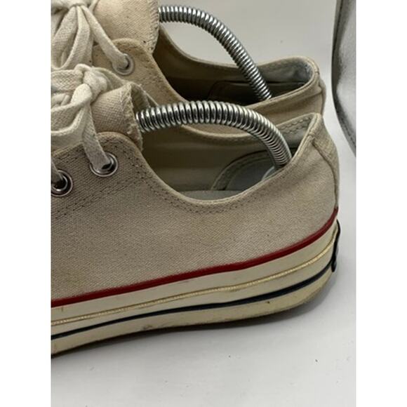 CONVERSE Unisex White Low-Top Sneakers SZ M9.5/W11.5 - Picture 13 of 16